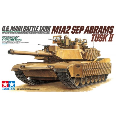 M1A2 SEP ABRAMS TUSK II U.S. Main Battle Tank - 1/35 SCALE - TAMIYA 35326